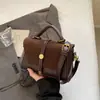 Bolsa Quadrada Pequena Meilade para Mulheres, Nova Bolsa de Mão com Textura Fosca, Mini Bolsa Transversal de Ombro Único de Luxo Leve