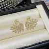 Pendientes de Perla y Circonita Estilo Coreano para Mujer, Gama Alta, Lujo Ligero, Pendientes Exquisitos y Lindos, Pendientes Versátiles de Mariposa y Flor