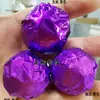 10cm Bola de Sésamo de Color de Grado Alimenticio Papel de Aluminio Envoltura de Chocolate Papel de Aluminio Dorado Empaque de Caramelo y Té 100 Hojas