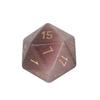 Dados Poliedros de Ojo de Gato Orquídea Oscura Sintética con Números Grabados Set de Siete Dados para Juego de Rol D&D Z01