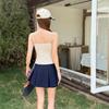 Estilo Percha de Gama Alta Sin Costuras Fresco Satín Perla Sedoso Tirante Espalda Hermosa Copa Fija Ropa Exterior Chaleco de Talla Grande para Mujer
