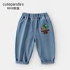 Camisas para Niños Kaka Panda, Jeans para Niños, Conjuntos de Otoño para Niñas, Conjuntos Casuales de Otoño para Bebés, Ropa Moderna para Bebés y Niños
