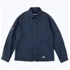 Chaqueta de trabajo ligera multibolsillos azul marino transfronteriza para hombre, nueva colección de otoño 2026, chaqueta de caza informal con cuello alto
