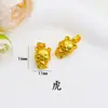 Pingente Dourado Areia de Longa Duração Acessórios DIY Cordão Vermelho dos Doze Signos Colar Feminino Joias Material com Contas Suporte para Celular