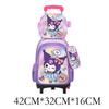 Mochila con Ruedas para Niños de Comercio Exterior Transfronterizo al por Mayor Primaria Niños y Niñas Ruedas Plegables Cierre