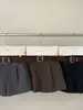 Moda de Estilo Retro, Pantalones Cortos de Lana de Corte A para Mujer, Novedad Otoño e Invierno 2025, Estilo Coreano, Versátiles, de Cintura Alta, de Corte A