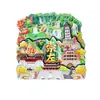 Serie Guangxi Cascada Huashan de Chongzuo Fortaleza Fuerte de la Frontera Imán para Refrigerador Souvenir Turístico Cultural y Creativo Pegatina Magnética