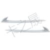 Adecuado para BMW Serie 5 embellecedor de marco de faro antiniebla 51117331763-51117331764
