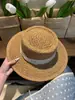 Sombrero de Paja con Protección Solar Panama para Mujer, Circunferencia de Cabeza Grande, Cubre Rostro, Vacaciones de Verano en la Playa, Sombrero de Sol Retro con Ala Ancha