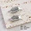 Banho de Ouro Real, Galvanoplastia Conservadora de Cor, Pingente de Peixe Dourado Koi, Joias Artesanais DIY, Acessórios para Pulseira, Colar, Brinco