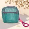 Bolsa de Tofu Dopamina Mini de Malla Portátil para Viaje Bolsa de Almacenamiento para Artículos de Tocador y Cosméticos Bolsa para Retoques de Maquillaje Bolsa de Malla para Artículos Varios