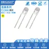 F3/3MM cabeça redonda sem moldura neblina plugue direto contas de luz indicadora pés longos pés curtos luz de energia brilhante tubo secundário emissor de luz fabricante