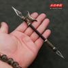 Arma blanca modelo de arma manualidades adornos hacha de guerra rota cartulina modelo de arma doble hacha juguetes metálicos para niños