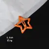 Pasador de Estrella de Dopamina Y2K Lindo para Niña Estrella de Cinco Puntas Pasador de Cabello Color Caramelo Ins Clip BB Clip para Flequillo