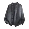 Suéter Cardigan Americano de Alta Qualidade da Marca NASA Estilo Preguiçoso Tricô de Alto Padrão Top Solto Retrô
