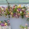 Nueva hilera de flores para bodas Mori, flores moradas para el suelo, decoración de flores verdes para bodas, flores blancas y verdes, accesorios de flores artificiales