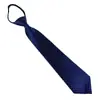 Corbata de Hombre 8cm Formal Nudo Hecho a Mano Sin Nudos Cremallera Camisa de Mujer Negocios Gama Alta Estampada Azul Oscuro Rojo Negro