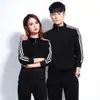 Transfronterizo - Uniformes de Equipo Personalizables Traje Casual Deportivo de Tres Rayas de Moda Chaqueta con Cuello Alto para Hombre Ropa Deportiva
