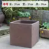 Bandeja Rectangular Maceta de Arena Morada Gres Florero de Loto Nenúfar Cerámico Maceta Grande para Paisajismo Maceta Hidropónica de Diámetro Extra Grande Maceta Extra Grande