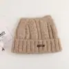 Gorro de punto estilo coreano con orejas de gato engrosado para mujer, adecuado para otoño e invierno, con una circunferencia de cabeza grande, diseñado para mantenerte abrigada y cómoda