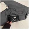 Bolso Caja Compacto y Exquisito 2026 Nuevo de Moda de Alta Gama Bolso de Cadena Acolchado Estilo Chanel Bolso Cruzado de Nicho