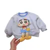 Sudadera para muñeca infantil colección primavera y otoño 2026, camiseta unisex de manga larga con dibujos animados, prenda interior base de muñeca 3D para niños pequeños y mayores