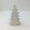 Artículo popular de comercio exterior: Decoraciones de Árbol de Navidad Iluminadas con LED de Cerámica Blanca en Varios Tamaños, Piezas Decorativas Pequeñas para Crear Ambiente