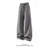 Pantalones deportivos con cordón para hombre y mujer, pantalones deportivos retro americanos de moda para otoño, pantalones casuales de alta costura, pantalones largos de marca de moda de talla grande