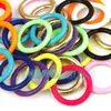 Accesorios para joyería DIY cobre puro nariz de cerdo goteando conector de doble agujero tamaño grande pequeño Rosa Rojo Rosa