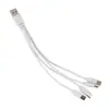 Cable de Alimentación Multifuncional Pequeño Tipo-C de Uno a Cuatro, Uno a Tres, para Drones, Iluminación y Cable de Carga Multifuncional