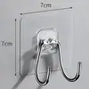 Parches Adhesivos de Repuesto para Estante de Almacenamiento, Pegatinas de Pared Transparentes Fuertes, Ganchos Sin Rastro, Accesorios de Montaje en Pared Sin Taladro