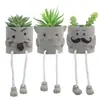 Muñeco Colgante de Planta Verde Sintética Nuevo Transfronterizo Maceta Adornos Pequeños Creativos Adornos de Decoración para el Hogar Escritorio Sala de Estar