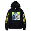 Ciberpunk: Edge Walker Rebecca Otoño e Invierno Suéter de Terciopelo para Estudiante Sudadera Creativa Around