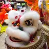 Cabeza de Danza del León de Plástico para Niños 6/9 Pulgadas Cabeza de León Danza del León Foshan Wushu León León del Sur Juguete Atrezo de Espectáculo Suministros