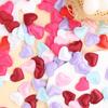 Accesorios de amor hechos a mano DIY transfronterizos accesorios de pétalos de flores esparcidas a mano para bodas tela con borde prensado esponja amor 100 piezas