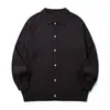 Camisa polo da moda Rumeng estilo japonês com mangas raglã, design de malha simples para homens, corte solto, adequada para casais e versátil para uso casual no outono