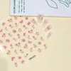 Nuevo Calcomanía para Uñas con Relieve Estéreo 5D Mariposa Flor Encaje Moño Rosa Calcomanía de Uñas de Alta Gama