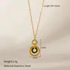Collar Transfronterizo de Acero Inoxidable Europeo y Americano, Joyería Simple de Moda de Lujo Ligero de Nicho, Collar de Acero de Titanio con Diseño de Nicho para Mujer