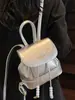 Mochila Estilo Preppy Retro para Mujer Otoño 2025 Nuevo Estilo Coreano Color Sólido Mochila Bolso Bandolera Estilo Extranjero Bolso Cubo Moderno