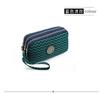 Bolso Clutch para Mujer 2025 Nuevo Estilo Coreano Monedero Gran Capacidad Tres Capas Cierre Cremallera Largo Bolso para Teléfono Móvil Clutch Billetera