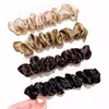 Goma para el pelo de satén con pedrería para mujer, Diadema estilo coreano, Elástico para el pelo, Accesorio para el pelo al por mayor