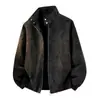 Venta al por mayor transfronteriza de chaquetas retro de estilo americano con cuello alto para hombre, con un diseño holgado, elegante y genial, perfectas para otoño y adecuadas para adolescentes