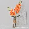 Flor Artificial Água Falsa Dois Garfos Phalaenopsis Bonsai Flor Artificial Decoração de Interior Decoração Casa Sala de Estar Estudo Vaso Simulado