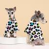 Comercio exterior nuevo ropa de dos patas con estampado de leopardo para perro ropa para mascotas pequeñas y medianas oso bomei koji oso teddy venta al por mayor