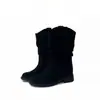 Botas vaqueras estilo occidental con alza interior, Botas Martin otoño/invierno 2025, Botas de montar estilo francés para mujer