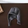 Gorro de Punto Estilo Coreano para Niños Delgado Cálido Lana Protección para Orejas de Bebé Otoño Invierno Elegante Cubre Cabeza para Bebés y Niños Pequeños Moda