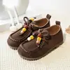 Otoño Nuevo Zapatos Planos Birkenstock Zapatos de Frijol Mocasines sin Cordones Versátiles Cómodos Zapatos para Niños Retro