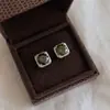 Pendientes Nuevos de Plata S925 para Mujer Otoño e Invierno, Pendientes de Cristal Swarovski Maillard, Pendientes de Alta Gama con un Diseño de Lujo Ligero