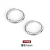 Nuevos Pendientes de Plata de Ley S999, Pendientes de Lujo Accesible para Mujer, Pendientes de Gama Alta y Elegantes, Pendientes de Aro Lisos de Plata de Ley al por Mayor