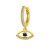 Getta Aros nasales de abeja con ojos de corazón con estrellas de perforación corporal de doble propósito para oreja y nariz, de Europa y América, transfronterizos, en stock